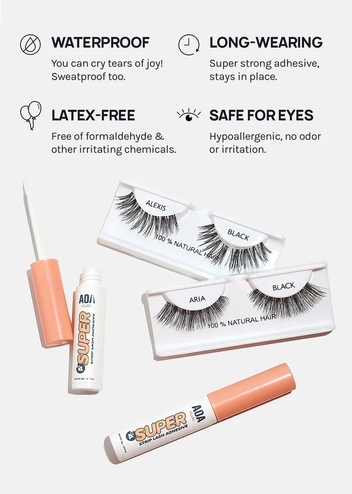AOA A+ Super Lash Glue Dark | Clear (White)