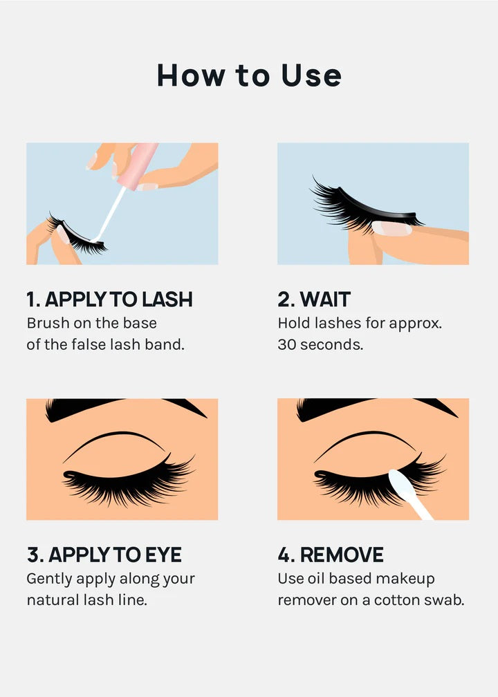 AOA A+ Super Lash Glue Dark | Clear (White)
