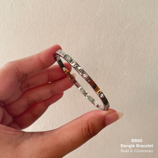 Bangle Bracelet | BB60 | Silver