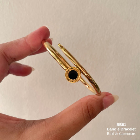 Bangle Bracelet | BB61 | Gold