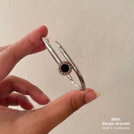 Bangle Bracelet | BB61 | Silver