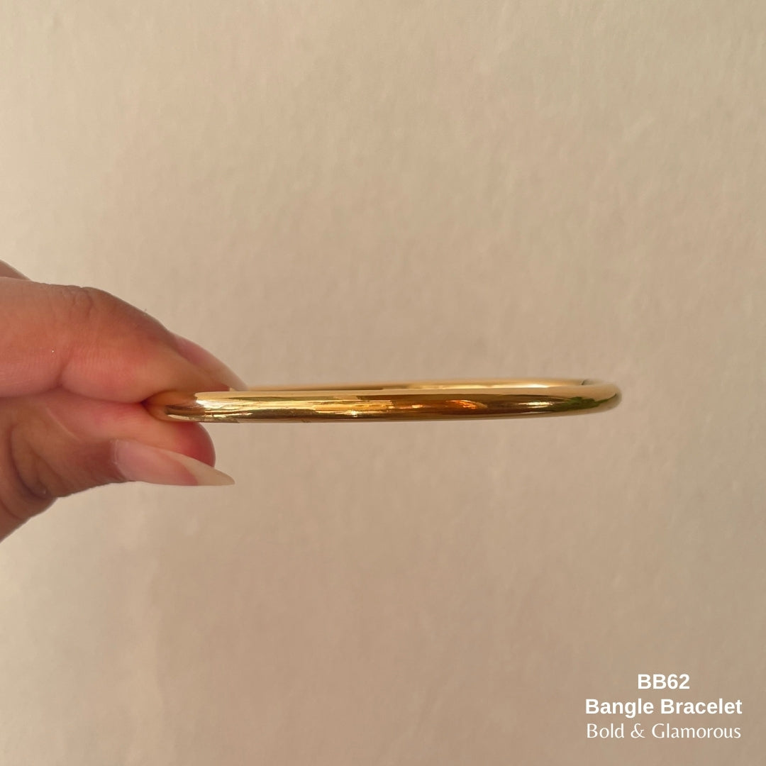 Bangle Bracelet | BB62 | Gold