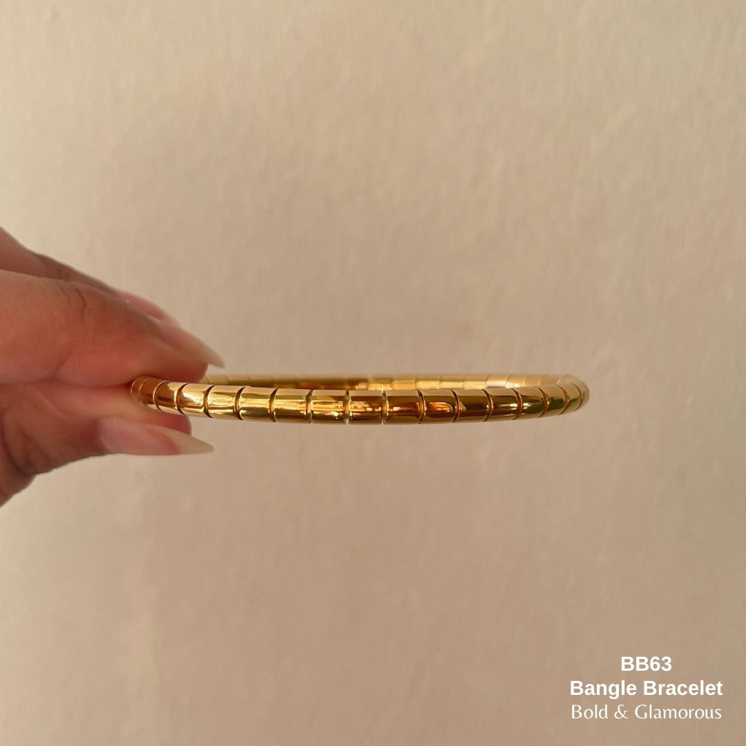 Bangle Bracelet | BB63 | Gold