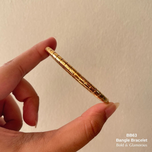 Bangle Bracelet | BB63 | Gold