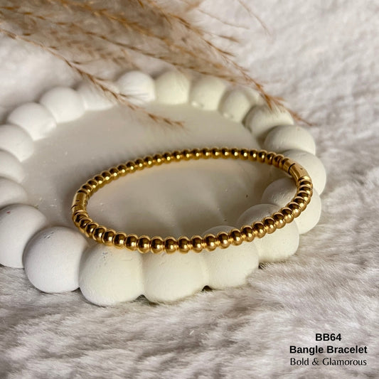 Bangle Bracelet | BB64 | Gold