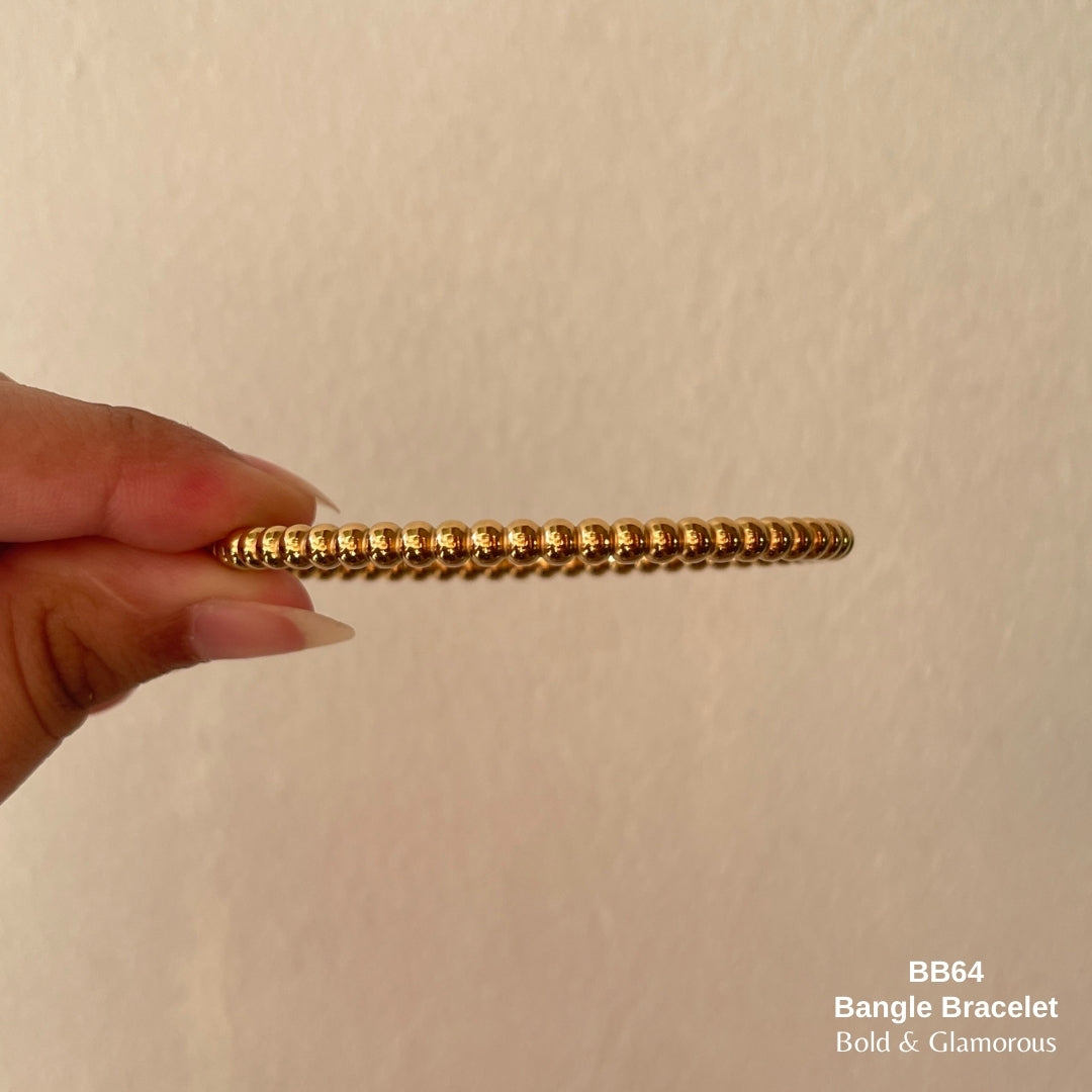 Bangle Bracelet | BB64 | Gold