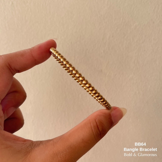Bangle Bracelet | BB64 | Gold