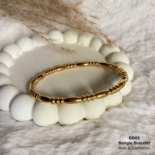Bangle Bracelet | BB65 | Gold