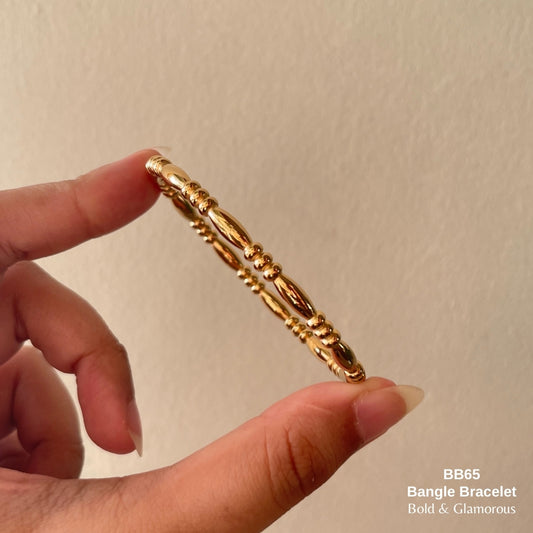 Bangle Bracelet | BB65 | Gold