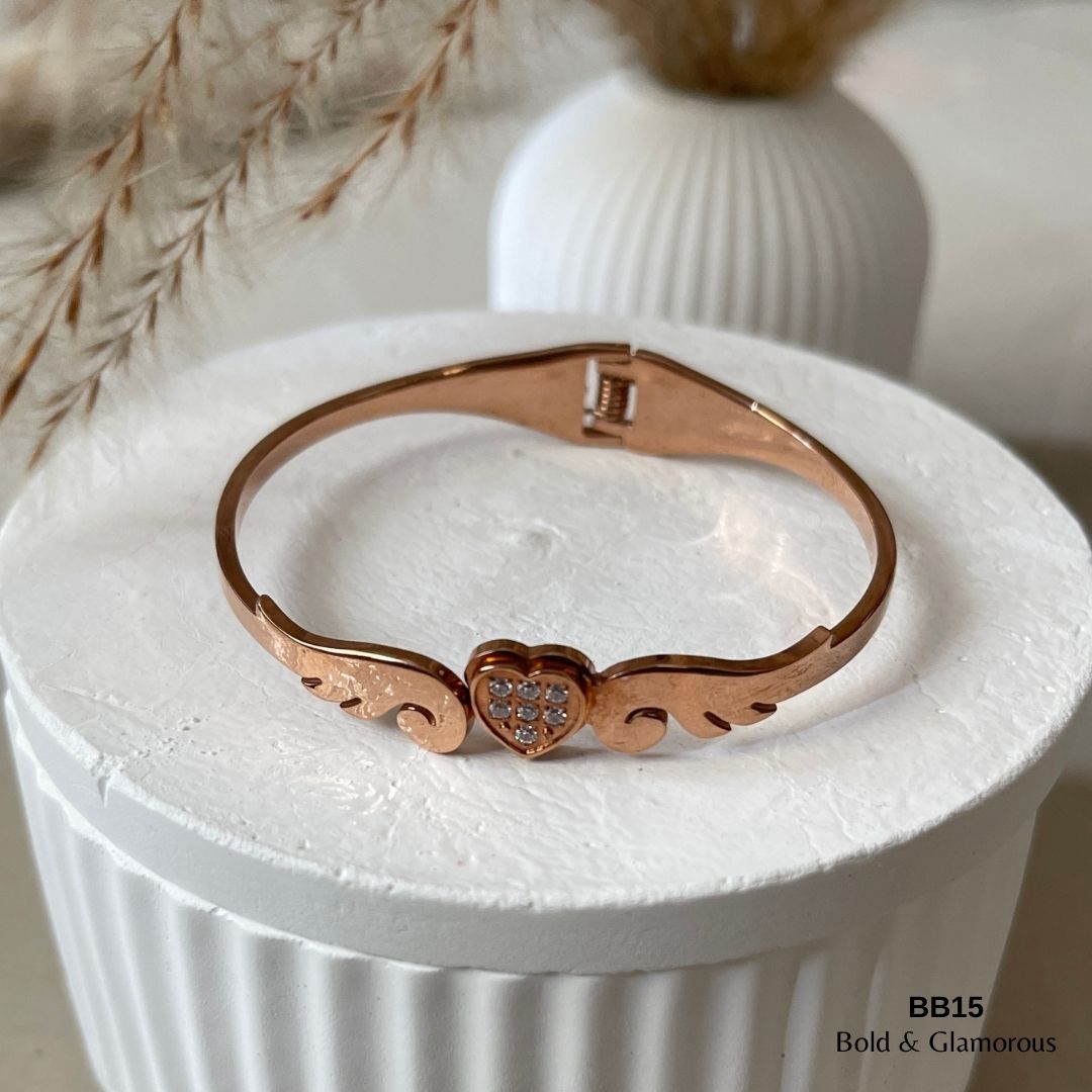 Bangle Bracelet | BB15 | Rose Gold