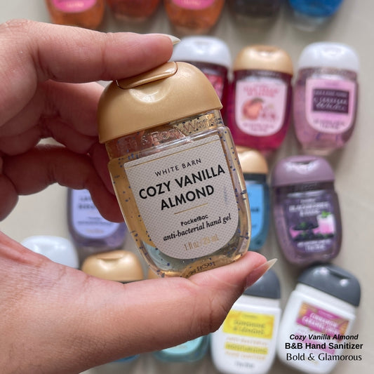 Bath and Body Works Hand Sanitizers | Cozy Vanilla Almond