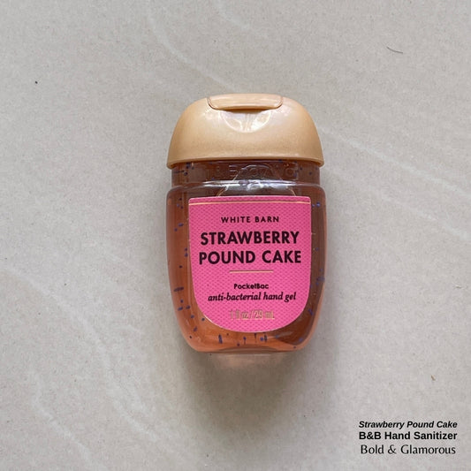 Bath and Body Works Hand Sanitizers | Strawberry Pound Cake