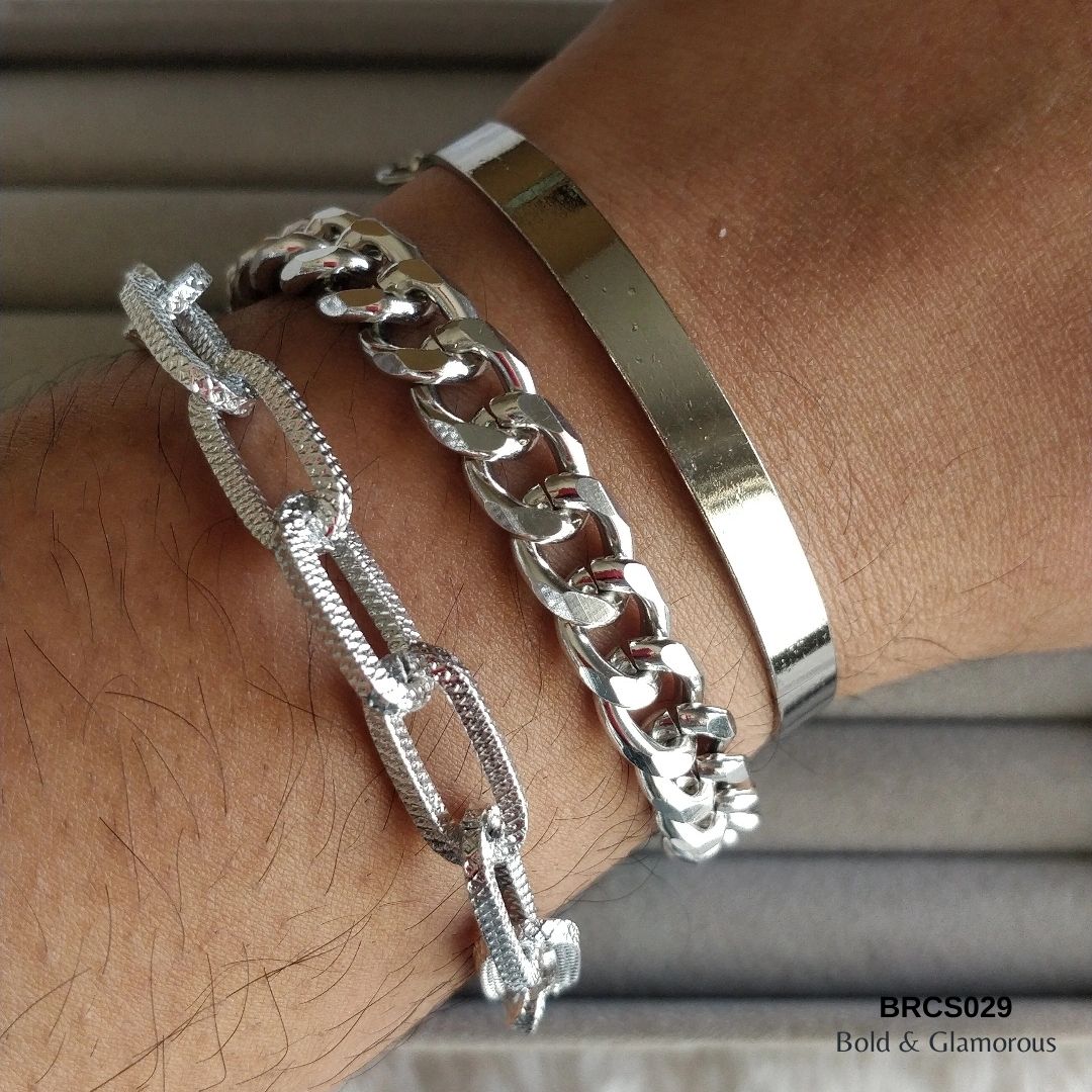 Bracelet Set | BRCS029 | Silver