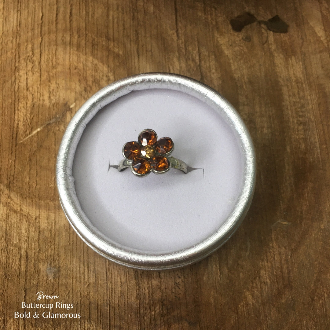 Buttercup Ring | BUCR01 | Brown