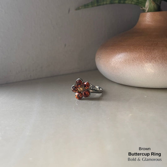 Buttercup Ring | BUCR01  | Brown