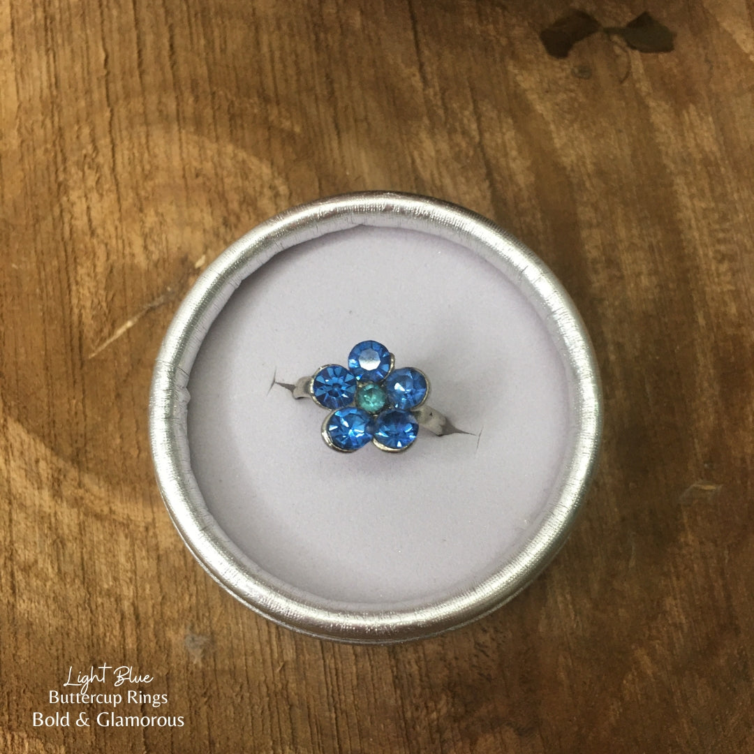 Buttercup Ring | BUCR01 | Light Blue
