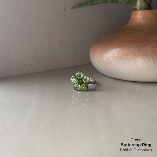 Buttercup Ring | BUCR01  | Light Green