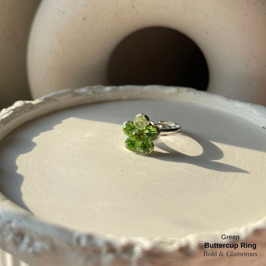 Buttercup Ring | BUCR01  | Light Green
