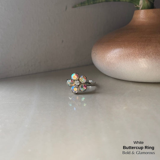 Buttercup Ring | BUCR01  | White