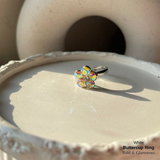 Buttercup Ring | BUCR01  | White