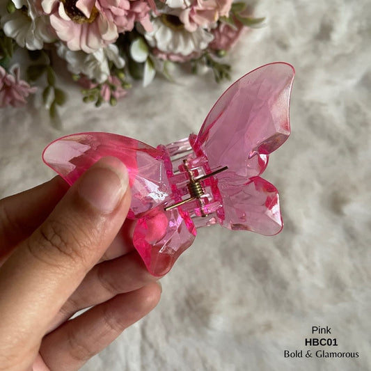 Butterfly Hair Claw Clip | HBC01 | Pink