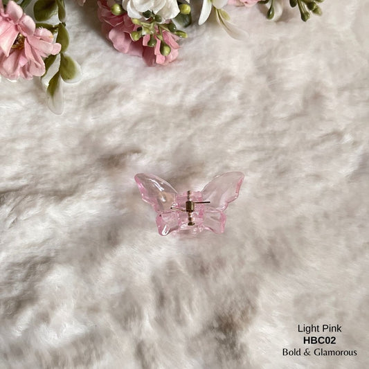 Butterfly Hair Claw Clip | HBC02 | Light Pink