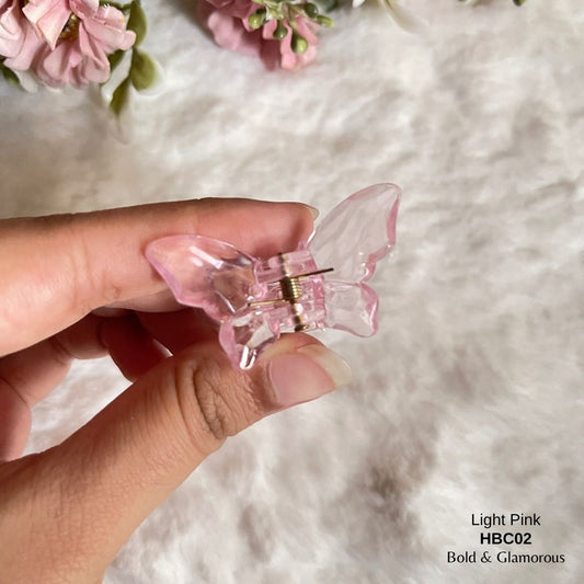 Butterfly Hair Claw Clip | HBC02 | Light Pink