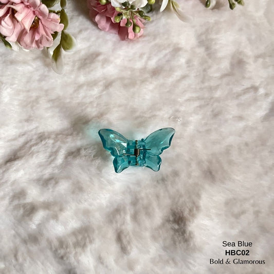Butterfly Hair Claw Clip | HBC02 | Sea Blue