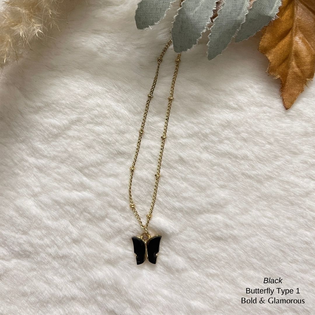Butterfly Pendant | Type 1 | BPT1 | Black
