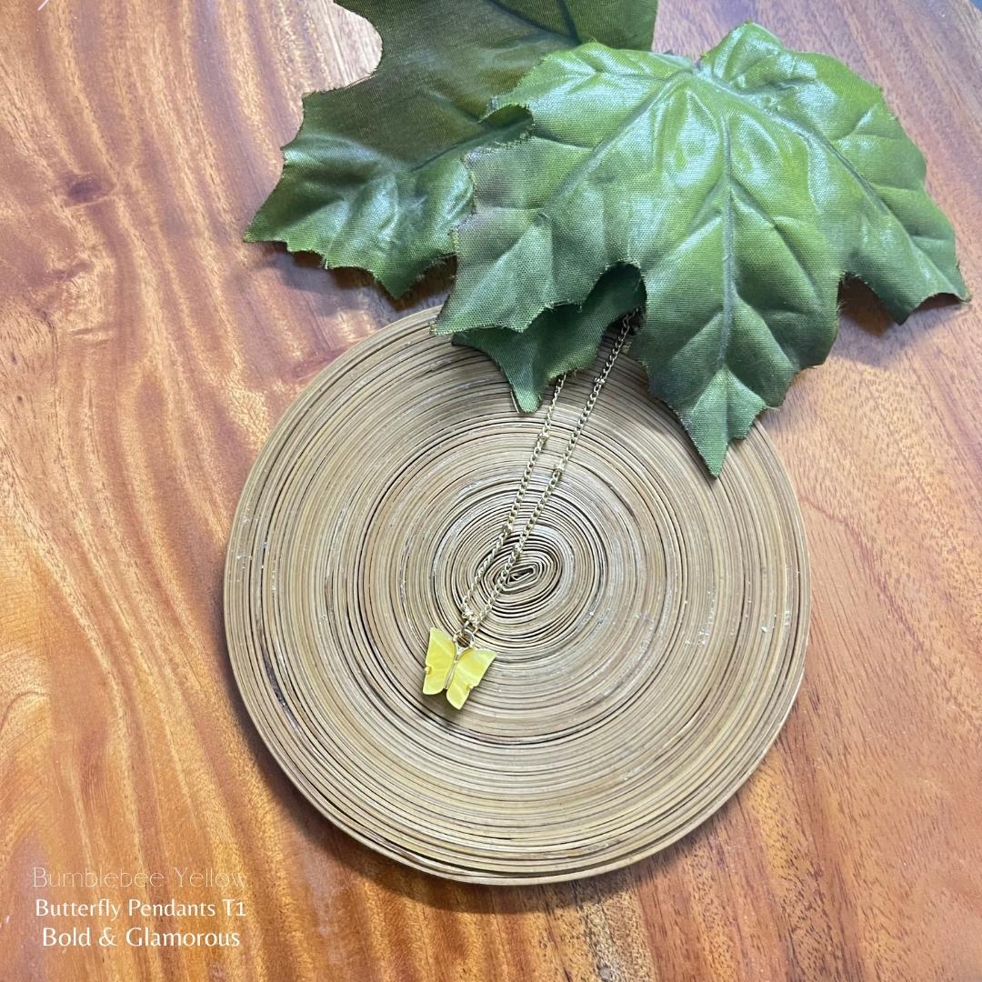 Butterfly Pendant | Type 1 | BPT1 | Bumble Yellow