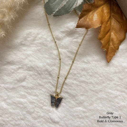 Butterfly Pendant | Type 1 | BPT1 | Gray
