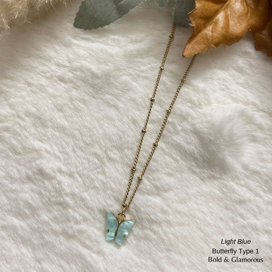 Butterfly Pendant | Type 1 | BPT1 | Light Blue