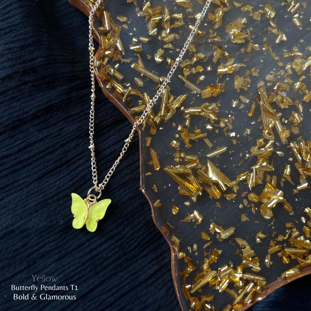 Butterfly Pendant | Type 1 | BPT1 | Yellow