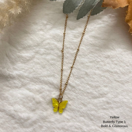 Butterfly Pendant | Type 1 | BPT1 | Yellow