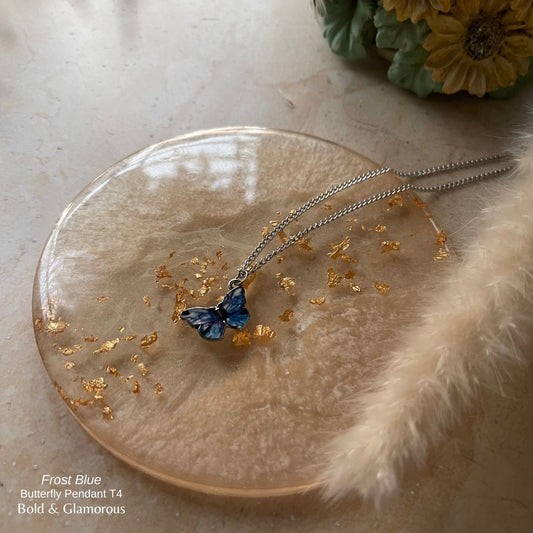 Butterfly Pendant | Type 4 | BPT4 | Frost Blue