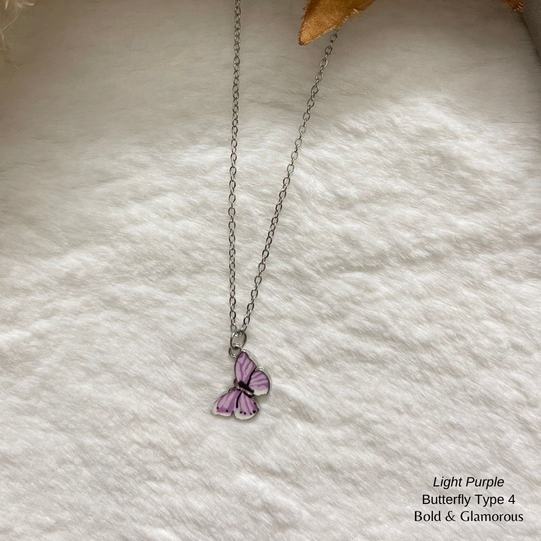 Butterfly Pendant | Type 4 | BPT4 | Light Purple