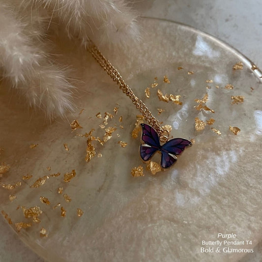 Butterfly Pendant | Type 4 | BPT4 | Purple