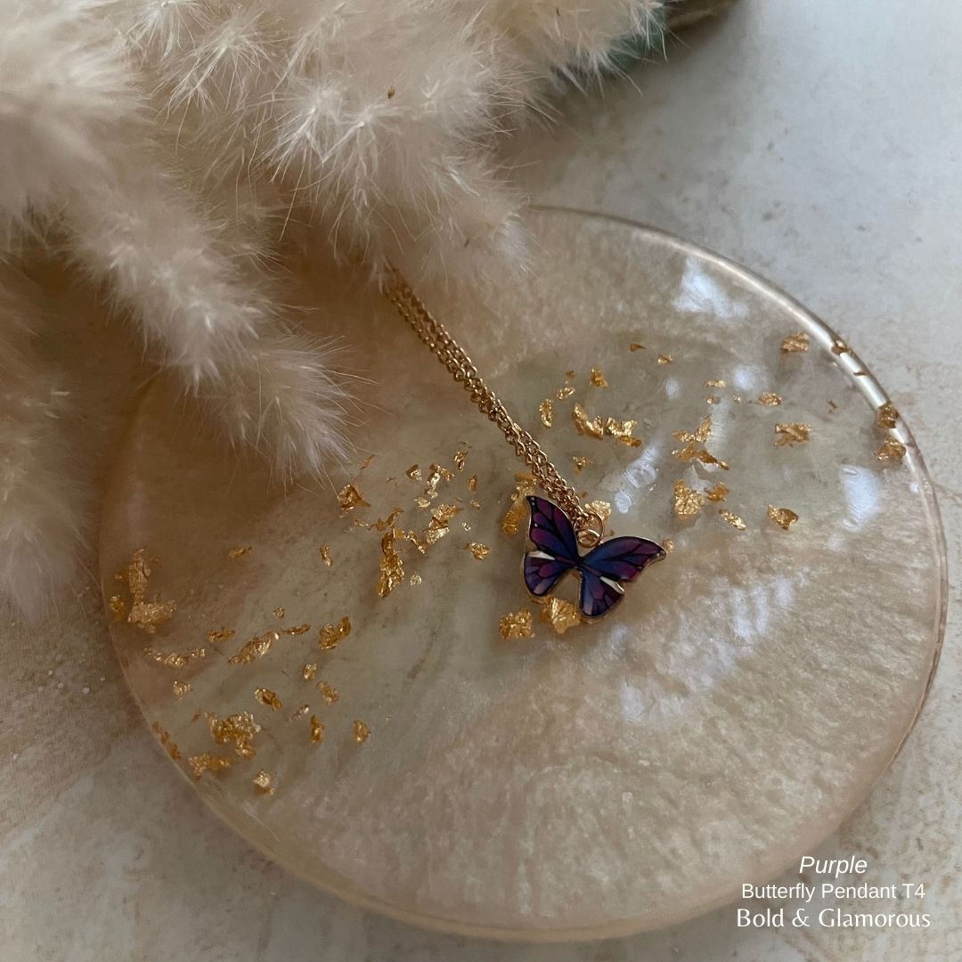 Butterfly Pendant | Type 4 | BPT4 | Purple