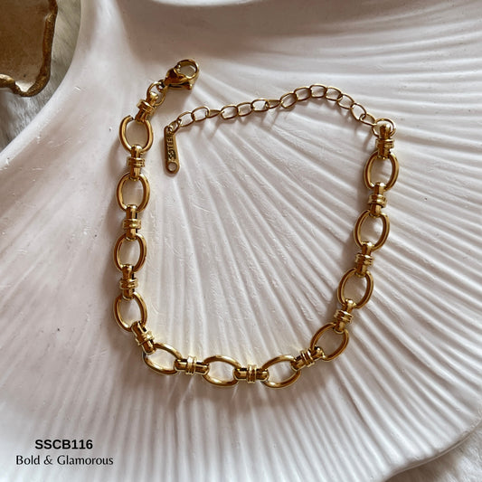Chain Bracelet | SSCB116 | Round Cuban
