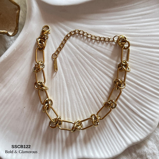 Chain Bracelet | SSCB122 | Knot Linked
