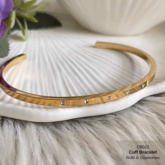 Cuff Bracelet | CB022 | Five Diamonds
