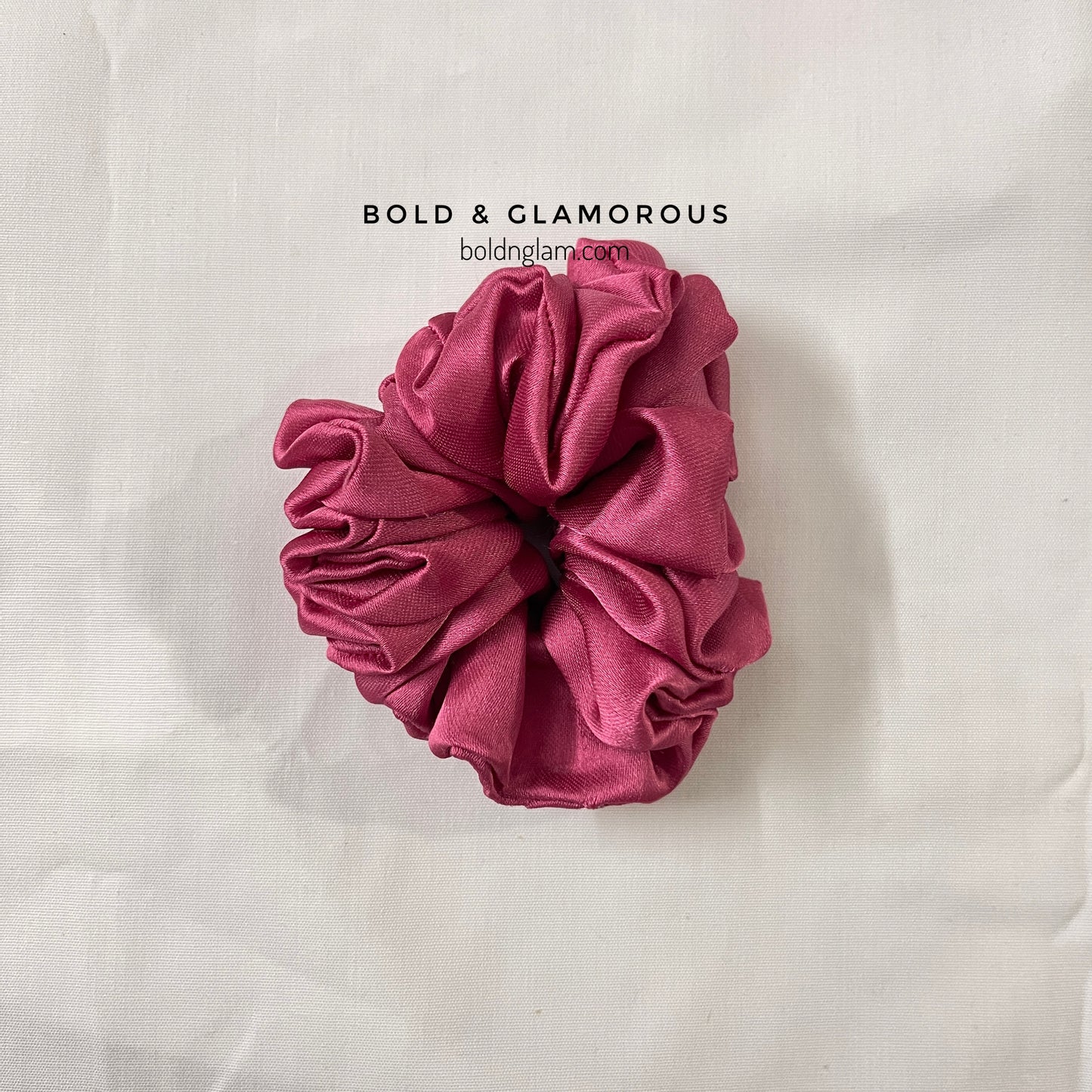 Japanese Silk Scrunchies #13 Rose Pink