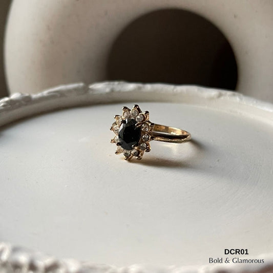 Diamond Cut Ring | DCR01 | Black