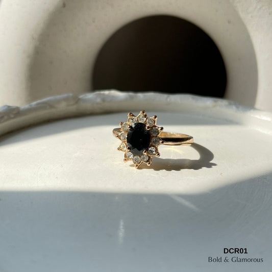 Diamond Cut Ring | DCR01 | Black