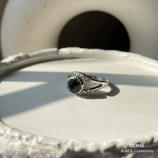 Diamond Cut Ring | DCR10 | Black