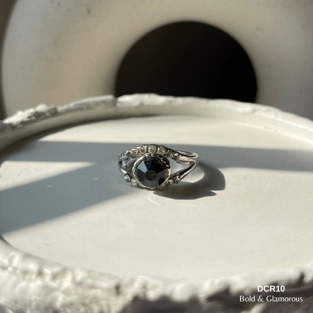 Diamond Cut Ring | DCR10 | Black