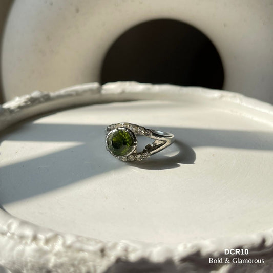 Diamond Cut Ring | DCR10 | Green