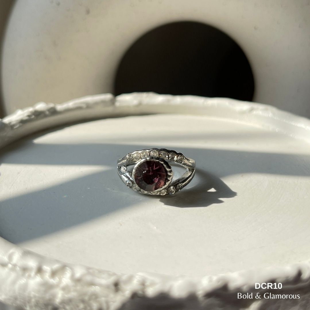 Diamond Cut Ring | DCR10 | Purple