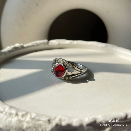 Diamond Cut Ring | DCR10 | Red