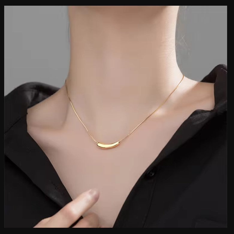 Necklace | SN063 | Dainty 16 Gold